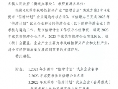 屢獲殊榮！國(guó)亨公司再次入選“倍增計(jì)劃”企業(yè)